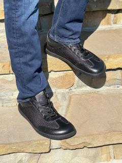 Czarne casualowe obuwie barefoot 3D