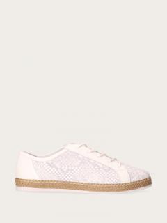 Sznurowane espadryle w print