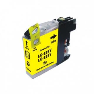 Zgodny tusz do Brother LC123Y yellow