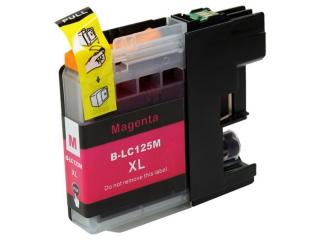 Zgodny tusz do Brother LC125M magenta  zamiennik