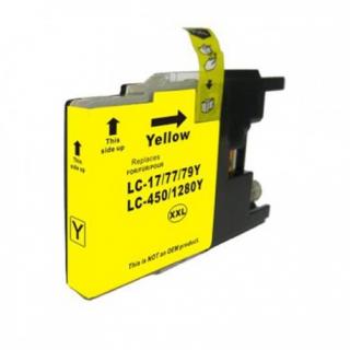 Zgodny tusz do Brother LC1280Y yellow  zamiennik