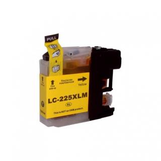 Zgodny tusz do Brother LC225Y Yellow  zamiennik