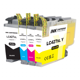 Zgodny tusz do Brother LC427 XL PIGMENT cyan