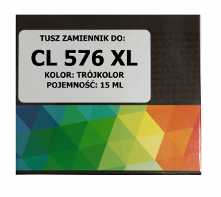 Zgodny tusz do Canon CL-576 XL 15ml (CL576 XL) kolor