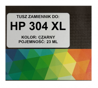 Zgodny tusz do HP 304XL 23ml czarny DeskJet 2620 3730 3720 N9K08AE