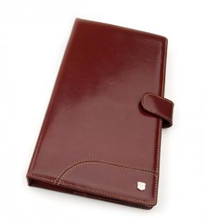 Ekskluzywny receptariusz skórzany, etui na recepty, receptownik R-165W
