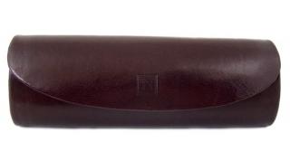 Etui skórzane na okulary EN-146 Brązowe