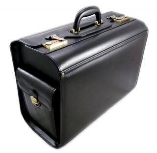 Kufer skórzany lotniczy, torba lekarska N-02 M