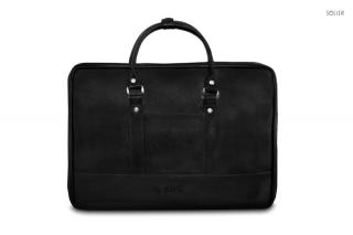 Miejska torba na laptopa 15", SOLIER S04, czarna