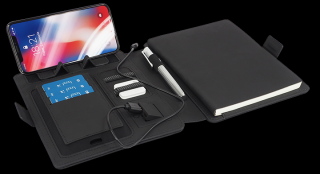 Organizer z Power Bankiem, Notatnik biznesowy, planer formatu A5, wzór 547