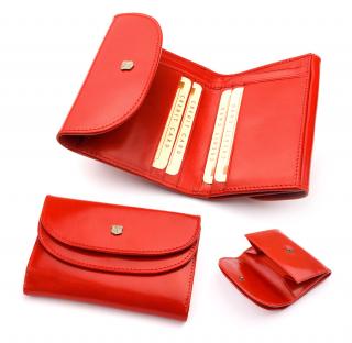 Portfel damski skórzany firmy Stefania PD-015 czarny
