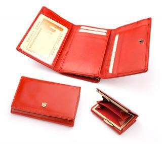 Portfel damski skórzany z biglem marki Stefania PD-011D