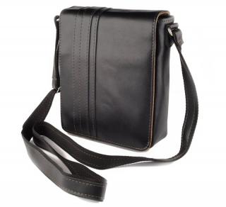Raportówka, torba skórzana BarellyBags, Black Style