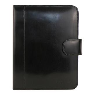 SKÓRZANY ORGANIZER, OKŁADKA, Etui format A5,  0704 Czarny