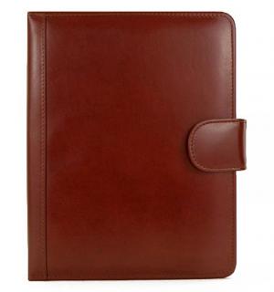 SKÓRZANY ORGANIZER, OKŁADKA, Etui format A5,  0704 Koniak