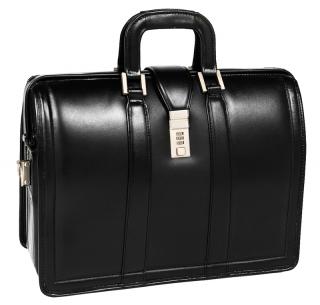 Teczka biznesowa  na laptop  17" McKlein, MORGAN  BLACK