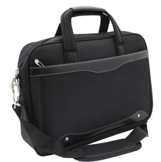 Torba biznesowa z komorą na laptop 15,6 cali, 737 Czarna