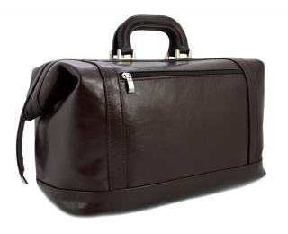 Torba lekarska, kufer skórzany, Unisex, Galskór, model M550 Brązowy