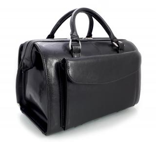 Torba lekarska skórzana damska, Galskór, kufer model M555