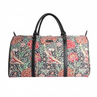 TORBA PODRÓŻNA Vintage z Gobelinu W STYLU ORIENTALNYM TP-27527-ROUGE