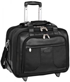 Torba podróżna z miejscem na laptop Chicago z odpinanym wózkiem, McKlein Nylon