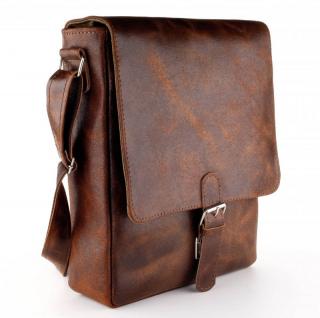 Torba skórzana, raportówka, BarellyBags, Ginger Red