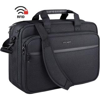 Wodoodporna torba na laptopa 17,3", teczka biznesowa z ochroną RFID firmy KROSER DKL-185