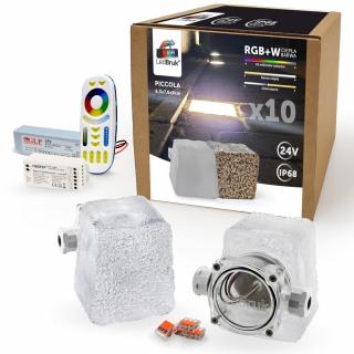 10x LedBruk Piccola mała RGBW BC zasilacz +sterow.