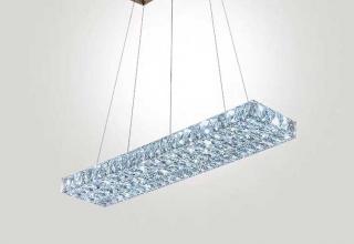 Lampa kryształowa LED nad stół - 80cm 48watt -  K227