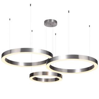 Lampa wisząca CIRCLE 60+60+80 LED nickel