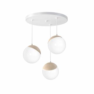 Lampa wisząca SFERA WOOD 3xE14