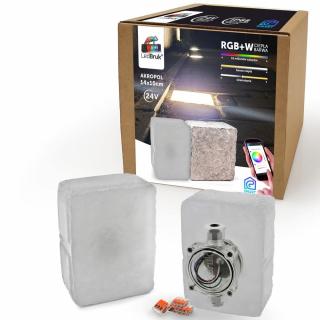 LedBruk Świecąca Kostka Brukowa Akropol 14x10RGBWC