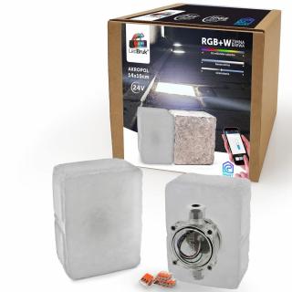 LedBruk Świecąca Kostka Brukowa Akropol 14x10RGBWZ