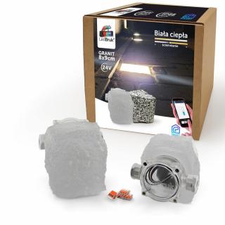LedBruk Świecąca Kostka Brukowa Granit Mleczny BC