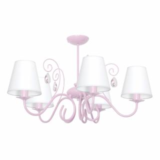 Żyrandol SARA PINK 5xE14