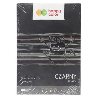 Blok techniczny A3 HAPPY COLOR 170g 10k czarny