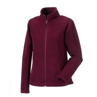 Bluza polarowa rozmiar XS RUSSELL ladies full zip burgundowa czerwień