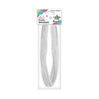 Druciki kreatywne wyciory 50cm TITANUM 15 szt. białe