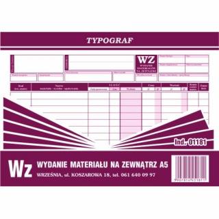 Druk WZ A5 TYPOGRAF
