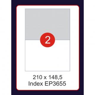 Etykieta samoprzylepna A4 EMEKO 210x148,5 100 szt. biała