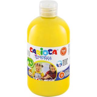 Farba tempera 500ml CARIOCA żółta