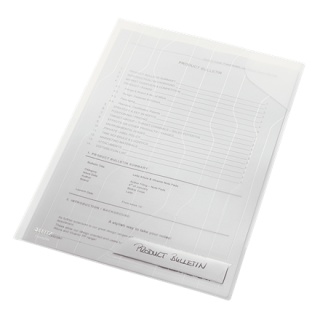 Folder combifile LEITZ biały przezroczysty 5szt.