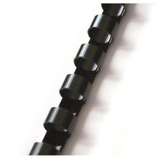 Grzbiety do bindowania 6mm ARGO 100 szt. czarne