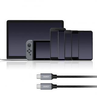 Kabel USB-C AUKEY 1m ultraszybki
