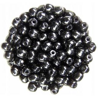 Koraliki ozdobne NO NAME szklane 3mm 10g czarne