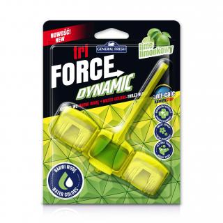 Kostka do toalety 45g GENERAL FRESH Tri Force wc koszyk barwiąca lime