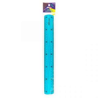 Linijka elastyczna 30cm STRIGO niebieska