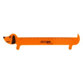 Linijka plastikowa 15cm STRIGO jamnik