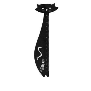 Linijka plastikowa 15cm STRIGO kotek