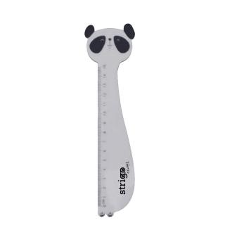 Linijka plastikowa 15cm STRIGO panda